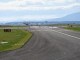 The Corvallis Airport on a brilliant summer day, with a newly updated runway.