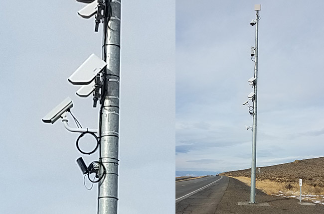 Weather station with camera