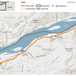 Map of the study area focusing on the waterfall …